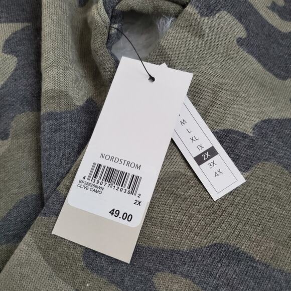 BP 2X Hoodie New With Tags Camo Print Cropped Hoodie - Picture 5 of 9